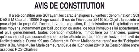 Contenu publication