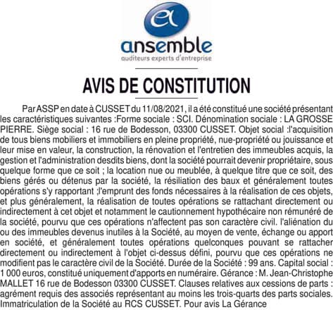 Contenu publication