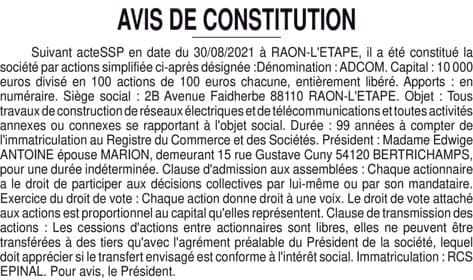 Contenu publication