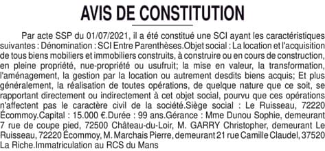 Contenu publication