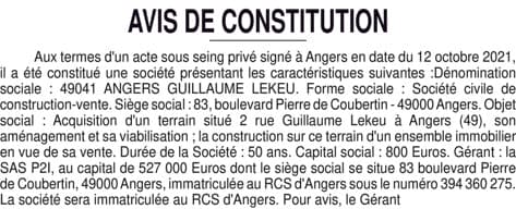 Contenu publication