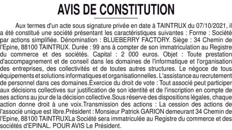 Contenu publication