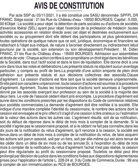 Contenu publication
