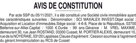 Contenu publication