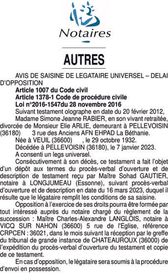 Contenu publication