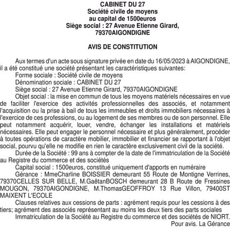 Contenu publication