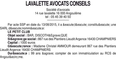 Contenu publication
