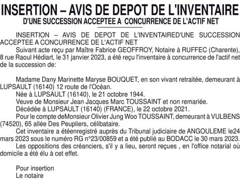 Contenu publication