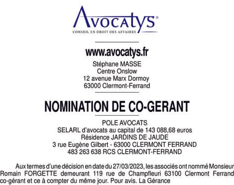 Contenu publication