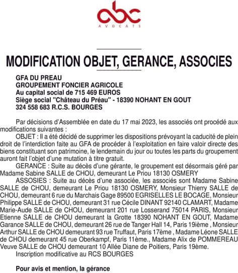 Contenu publication