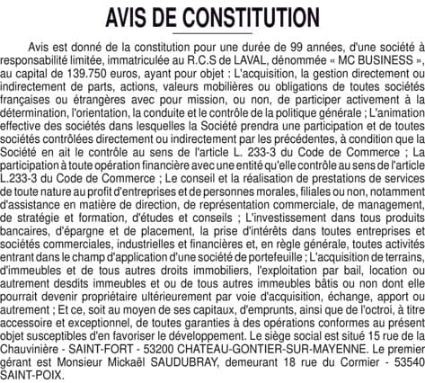 Contenu publication