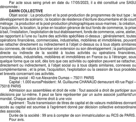 Contenu publication