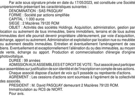 Contenu publication