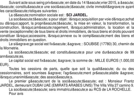 Contenu publication