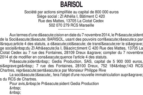 Contenu publication