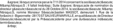 Contenu publication