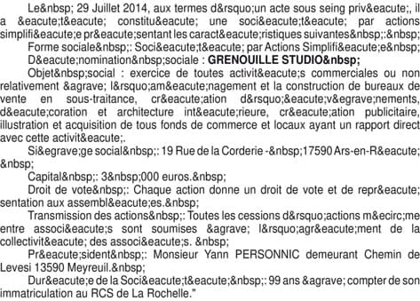 Contenu publication