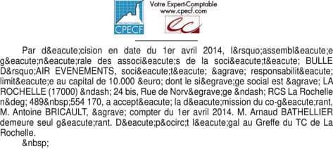 Contenu publication