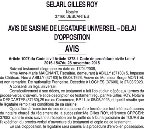 Contenu publication