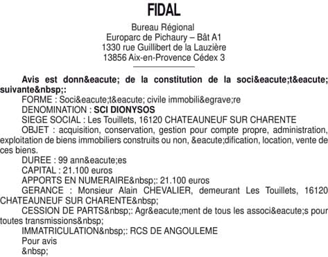 Contenu publication