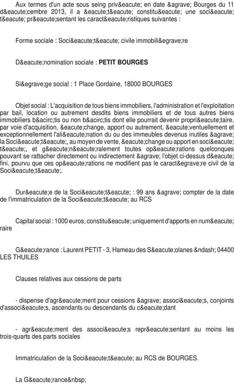 Contenu publication