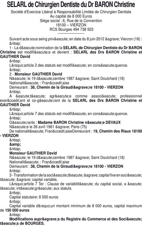 Contenu publication