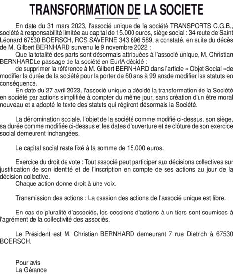 Contenu publication