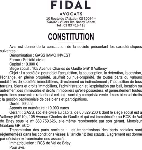 Contenu publication