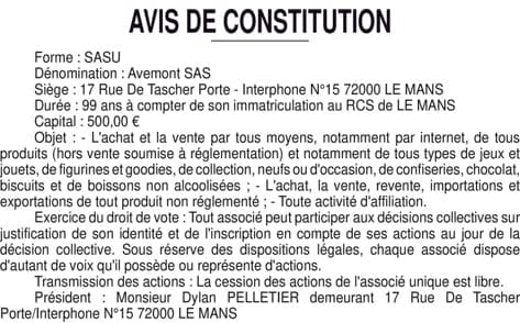 Contenu publication