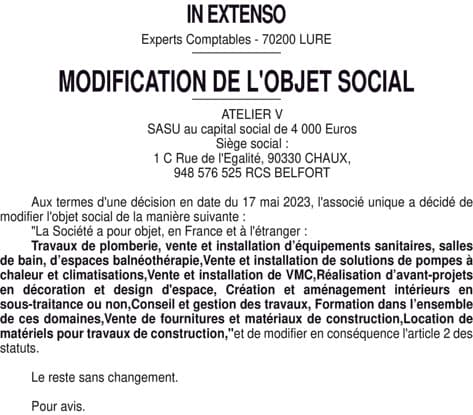 Contenu publication