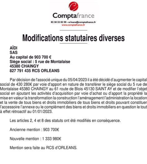 Contenu publication