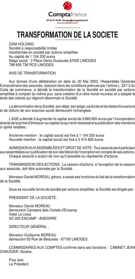 Contenu publication