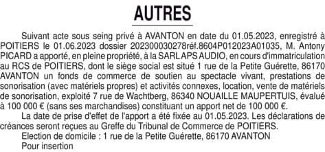 Contenu publication