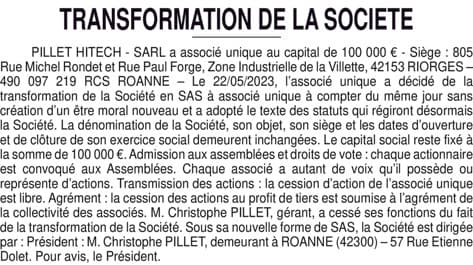 Contenu publication