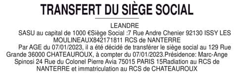 Contenu publication