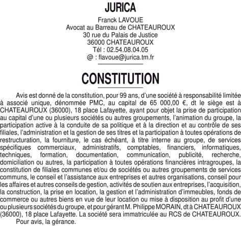 Contenu publication