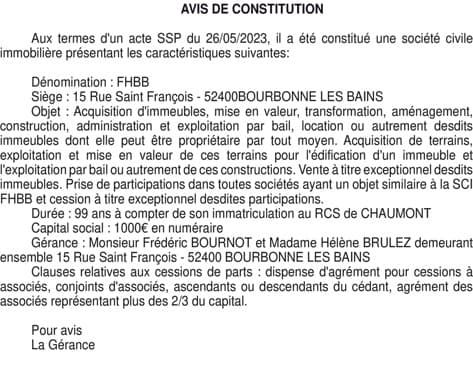 Contenu publication