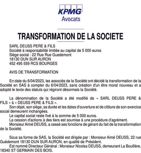 Contenu publication