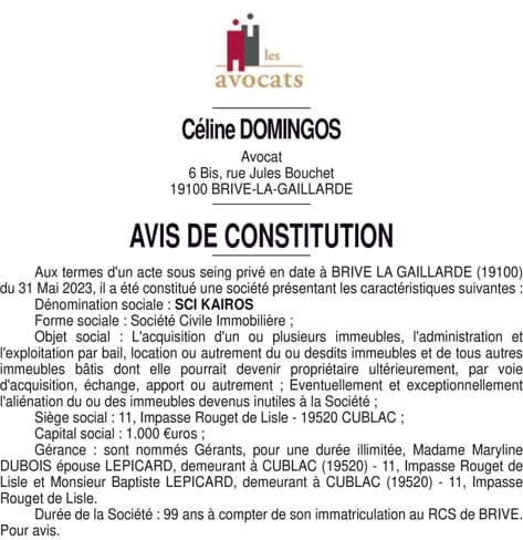 Contenu publication