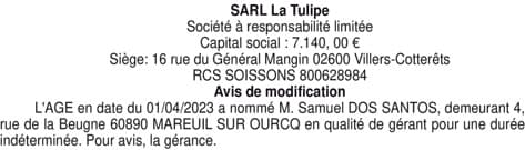 Contenu publication
