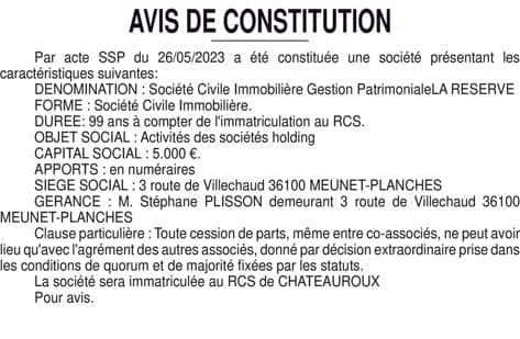 Contenu publication