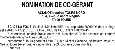 Contenu publication