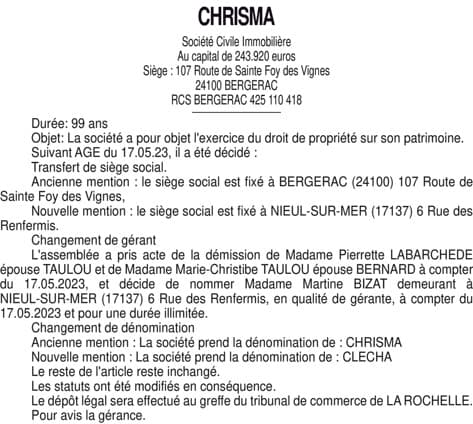 Contenu publication