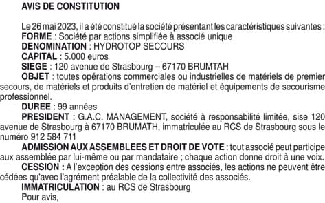 Contenu publication