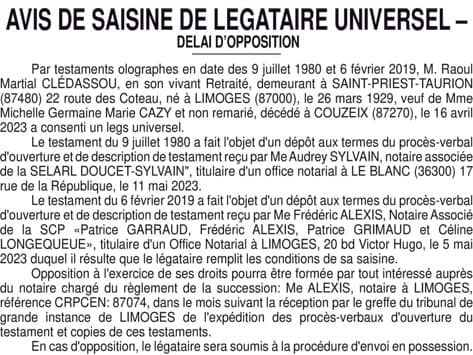 Contenu publication