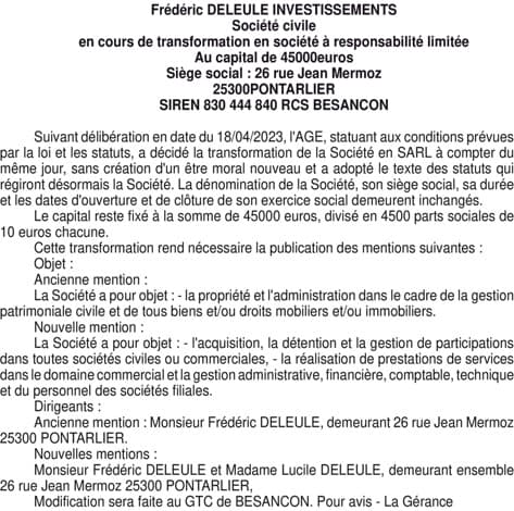 Contenu publication