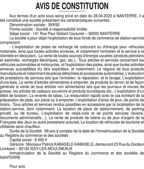 Contenu publication
