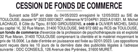 Contenu publication