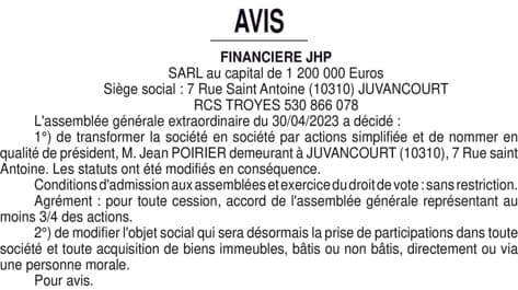 Contenu publication