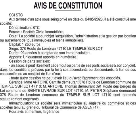 Contenu publication